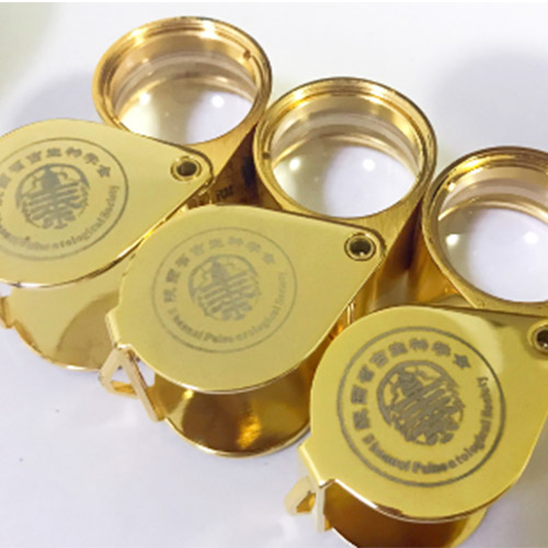 鍍金放大鏡10倍/20倍/30倍（無光源）